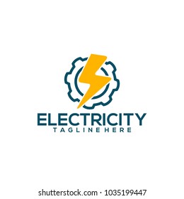 Electricity Logo Design Stock Vector (Royalty Free) 1035199447 ...