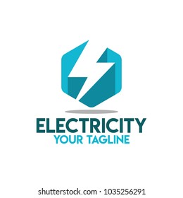 Electricity Logo Design Stock Vector (Royalty Free) 1035256291 ...