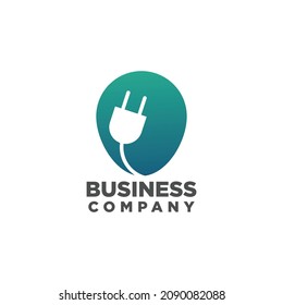 diseño de logotipo de electricidad vectorial, diseño de logotipo de energía, logotipo para empresa de tecnología 