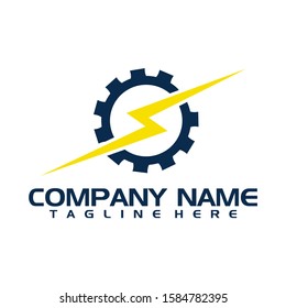 Electricity Logo, electric logo and icon Vector design Template.