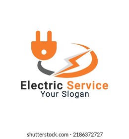 Electricity Logo, Energy Logo, Electric Services Logo Template