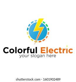 Electricity Logo Template Design Vector, Design Concept, Creative Symbol, Modern