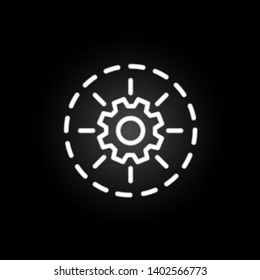 electricity, maintenance neon icon. Elements of electricity set. Simple icon for websites, web design, mobile app, info graphics