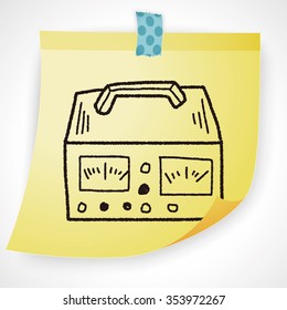 electricity measurer doodle