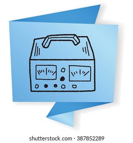 electricity measurer doodle