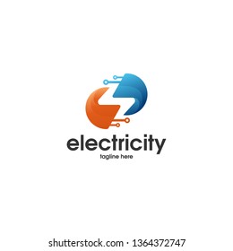 electricity modern technology logo