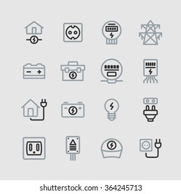 Electricity pictogram
