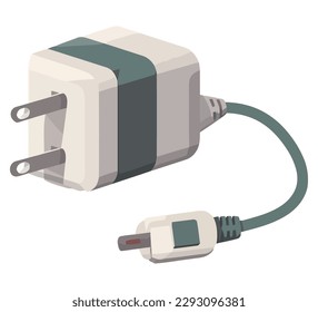 Electricity plug design over white