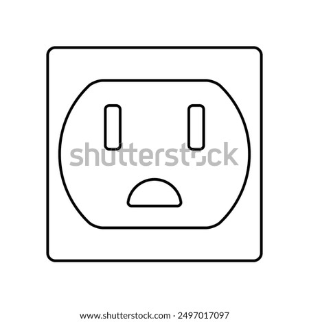 Electricity plug icon vector. Charger illustration sign. Electricity symbol or logo.