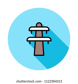 electricity pole tower 
