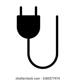 electricity power energy plug icon vector