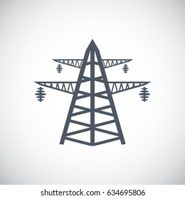 Electricity pylon icon