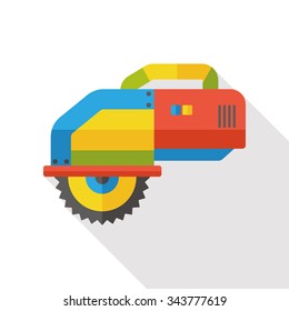 electricity saws tool flat icon
