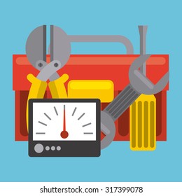 electricity service  design, vector illustration eps10 graphic 