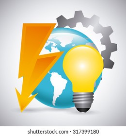 electricity service  design, vector illustration eps10 graphic 