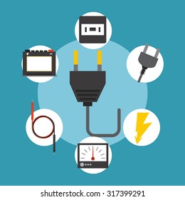 electricity service  design, vector illustration eps10 graphic 