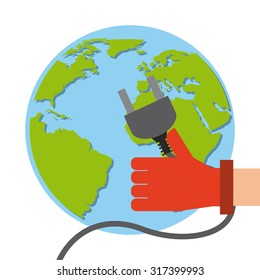 electricity service  design, vector illustration eps10 graphic 