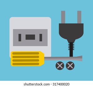 electricity service  design, vector illustration eps10 graphic 