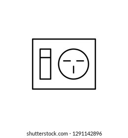 electricity, socket icon. Element of electricity for mobile concept and web apps illustration