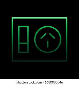 electricity, socket nolan icon. Simple thin line, outline vector of electricity icons for ui and ux, website or mobile application