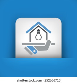 Electricity supply icon