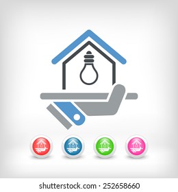 Electricity supply icon