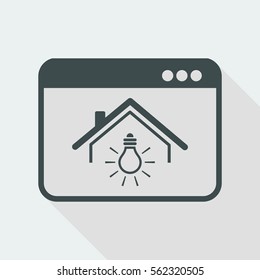 Electricity supply - Vector icon for computer website or application