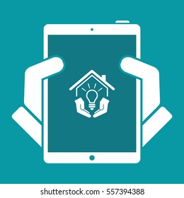 Electricity supply - Vector web icon