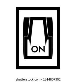 electricity switch icon isolated sign symbol vector illustration - high quality black style vector icons
