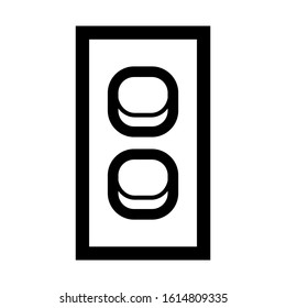 electricity switch icon isolated sign symbol vector illustration - high quality black style vector icons
