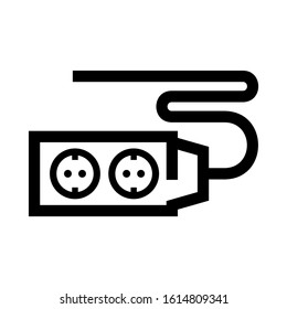 electricity switch icon isolated sign symbol vector illustration - high quality black style vector icons
