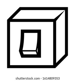 electricity switch icon isolated sign symbol vector illustration - high quality black style vector icons
