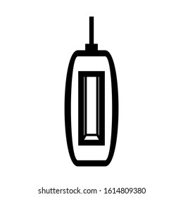 electricity switch icon isolated sign symbol vector illustration - high quality black style vector icons
