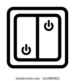 electricity switch icon isolated sign symbol vector illustration - high quality black style vector icons
