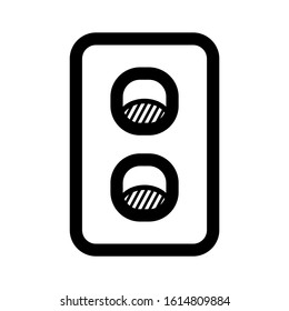 electricity switch icon isolated sign symbol vector illustration - high quality black style vector icons

