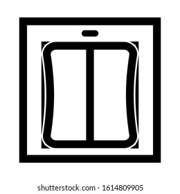 electricity switch icon isolated sign symbol vector illustration - high quality black style vector icons
