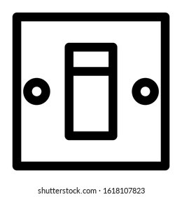 electricity switch icon isolated sign symbol vector illustration - high quality black style vector icons
