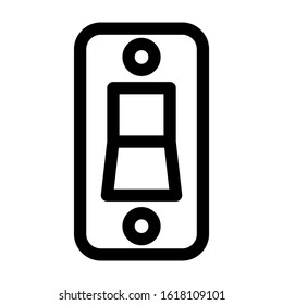 electricity switch icon isolated sign symbol vector illustration - high quality black style vector icons
