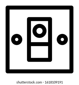 electricity switch icon isolated sign symbol vector illustration - high quality black style vector icons

