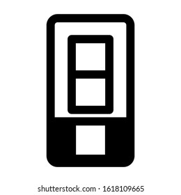 electricity switch icon isolated sign symbol vector illustration - high quality black style vector icons
