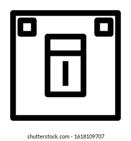 electricity switch icon isolated sign symbol vector illustration - high quality black style vector icons
