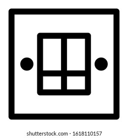 electricity switch icon isolated sign symbol vector illustration - high quality black style vector icons
