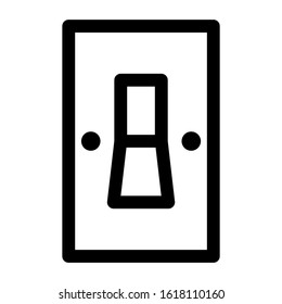 electricity switch icon isolated sign symbol vector illustration - high quality black style vector icons
