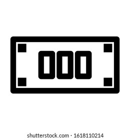 electricity switch icon isolated sign symbol vector illustration - high quality black style vector icons
