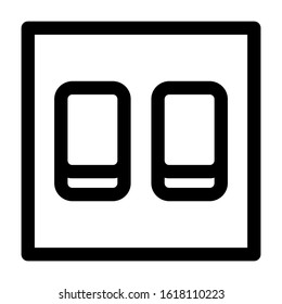 electricity switch icon isolated sign symbol vector illustration - high quality black style vector icons

