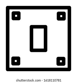 electricity switch icon isolated sign symbol vector illustration - high quality black style vector icons
