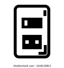 electricity switch icon isolated sign symbol vector illustration - high quality black style vector icons
