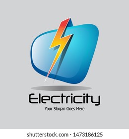 Electricity symbol design in eps.10. Editable, creative, simple and esay to use.