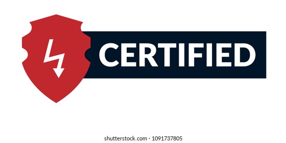 electricity symbol and protective shield