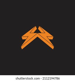 electricity thunder flash linked logo vector